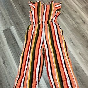 Striped jumpsuit